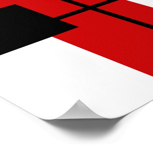 Poster Conception géométrique (Coin)