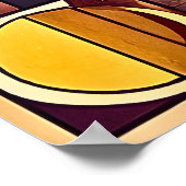 Poster Conception géométrique abstraite moderne 4:5 (Coin)