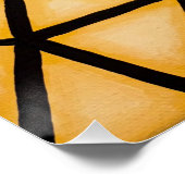 Poster Conception géométrique bébé jaune (Coin)