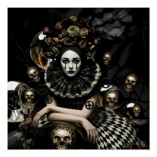 Poster Conception gothique romantique sombre (Devant)