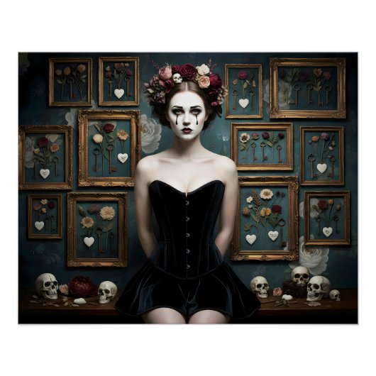 Poster Conception gothique romantique sombre (Devant)