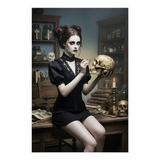 Poster Conception gothique romantique sombre (Devant)