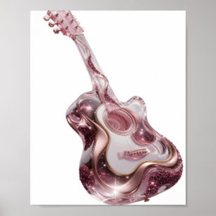 Poster Conception graphique ART ABSTRAIT Argent Clair