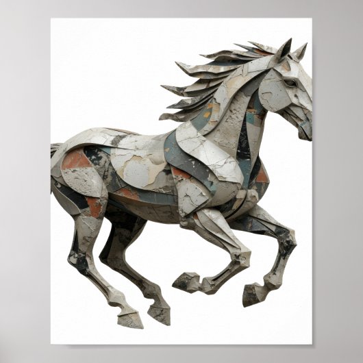 Poster Conception graphique ART ABSTRAIT Gris Cool (Devant)