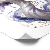 Poster Conception graphique ART ABSTRAIT Or net (Coin)