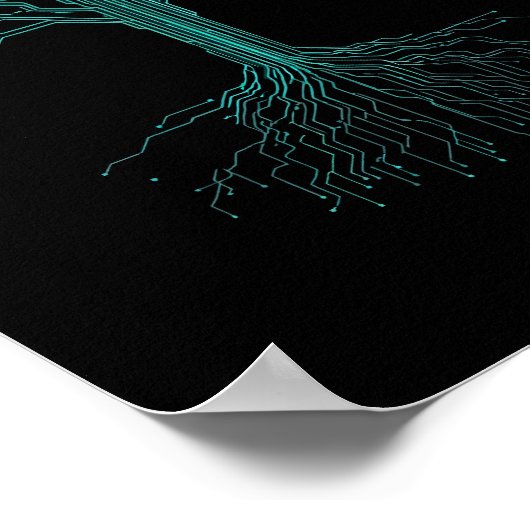 Poster Conception Graphique de Programmation de Codage Bi (Coin)
