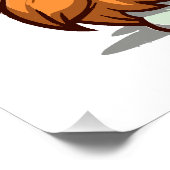Poster Conception graphique de style Kawaii dans des tein (Coin)