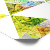 Poster Conception graphique de triangle peint (Coin)