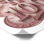 Poster Conception graphique rose ludique KEEP IT 100 (Coin)
