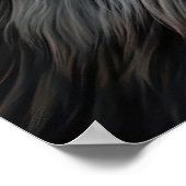 Poster Conception majestueuse de portraits de chats long- (Coin)