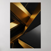 Poster Conception métallique moderne de luxe en 3D pour m (Devant)