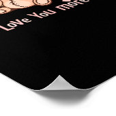 Poster Conception minimale d'amour plus grand  (Coin)