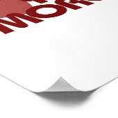 Poster Conception minimale de l'amour plus grand (Coin)