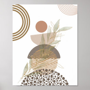 Poster Conception minimaliste Abstraite de saumons