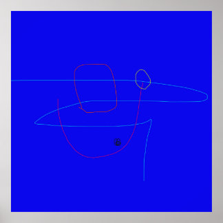 Poster Conception minimaliste avec lignes géométriques si