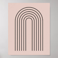 Conception minimaliste d'arc noir