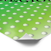 Poster Conception minimaliste élégante de golf (Coin)