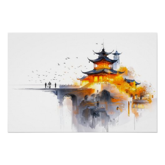 Poster Conception minimaliste japonaise (Devant)