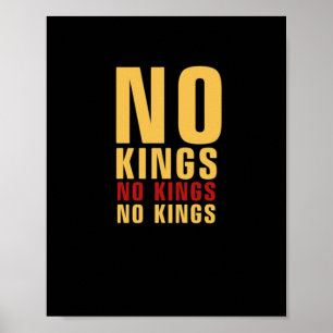Poster Conception Minimaliste No Kings Rebelle No Kings C
