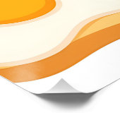Poster Conception moderne à plat d'oeufs de bacon Toast e (Coin)