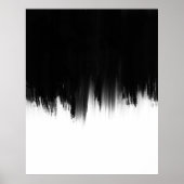 Poster Conception moderne de boîtes noires blanches brune (Devant)