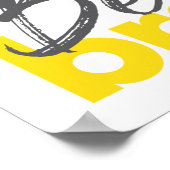 Poster Conception moderne, urbaine, audacieuse et vibrant (Coin)