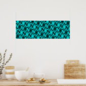 POSTER CONCEPTION MOTIF AQUA (Cuisine)