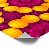 Poster Conception motif faite par répétition de sha géomé (Coin)