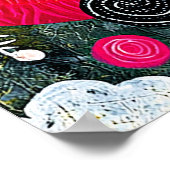 Poster Conception musicale abstraite (Coin)