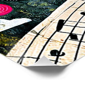 Poster Conception Musicale Abstraite (Coin)