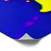 Poster Conception Neon Splatter (Coin)