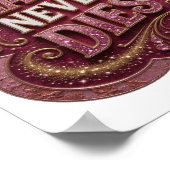 Poster Conception Or CLASSIQUE NE MEURT JAMAIS (Coin)