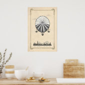 Poster Conception Originale Inspirée du Rock Classique Br (Cuisine)