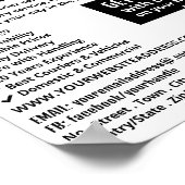 Poster Conception par messagerie, Service de messagerie p (Coin)