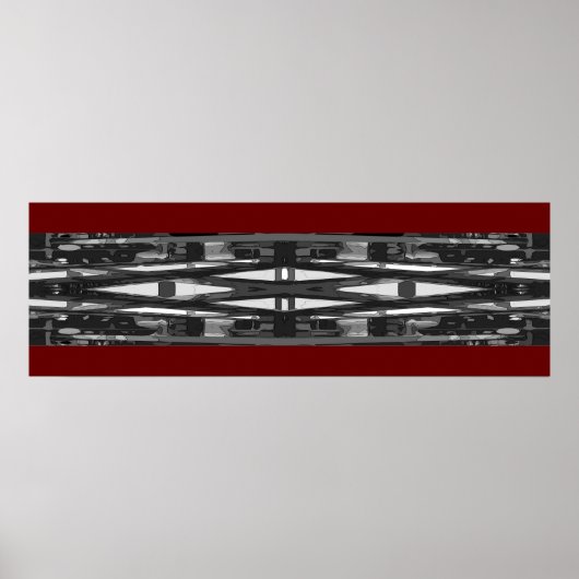 Poster Conception photo Abstraite ; 12x36" (Devant)