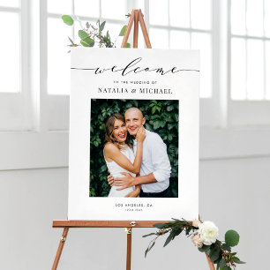 Poster Conception photo de Mariage de script de peinture 