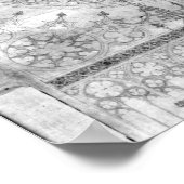 Poster Conception pour la fenêtre et la galerie du rose (Coin)