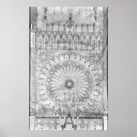 Poster Conception pour la fenêtre et la galerie du rose (Devant)