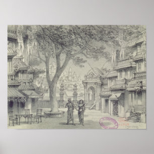 Poster Conception pour l'Acte II de l'opéra "Lakme"