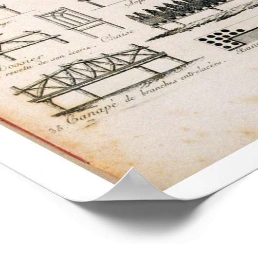 Poster Conception pour les sièges de jardin, de 'A Compen (Coin)