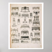 Poster Conception pour les sièges de jardin, de 'A Compen (Devant)