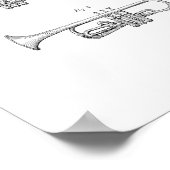 Poster Conception Pour Un Brevet De Trompette (Coin)