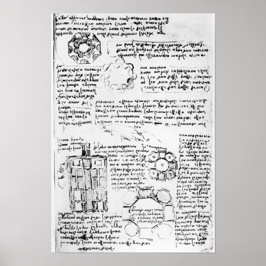 Poster Conception pour un palais et un parc (Devant)