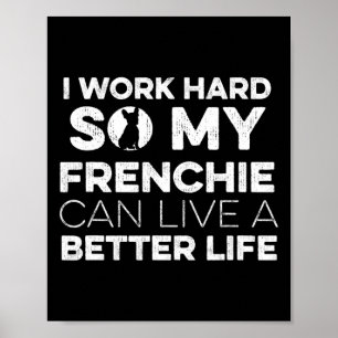 Poster Conception Pour Un Propriétaire Français De Bulldo