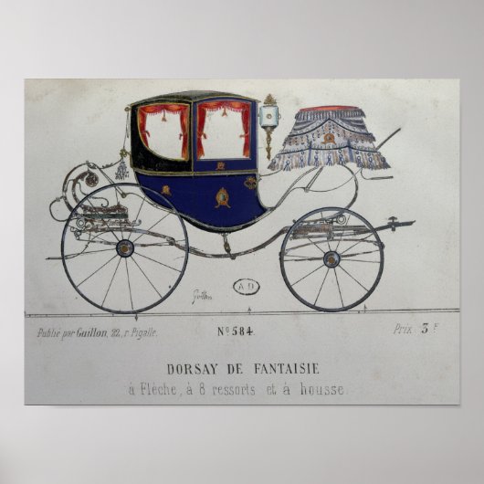 Poster Conception pour une Coupe Dorsay de Fantaisie (Devant)