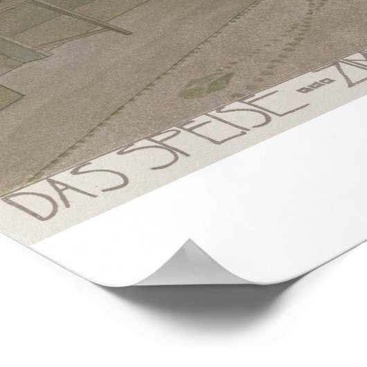 Poster Conception pour une salle à manger, 1901 (litho co (Coin)