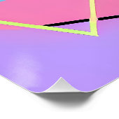 Poster Conception pyramidale de Memphis alimentée par Pon (Coin)