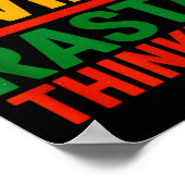 Poster Conception Rasta, Vie Consciente, Citation Motivat (Coin)