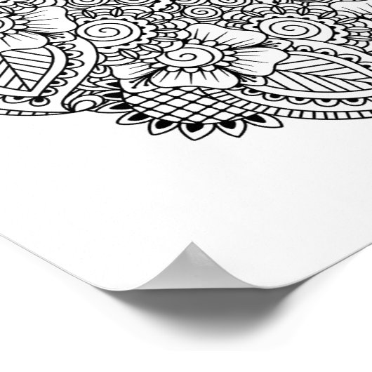 Poster Conception ronde inspirée 2 (Coin)