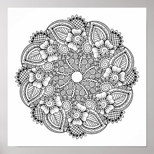 Poster Conception ronde inspirée 2 (Devant)